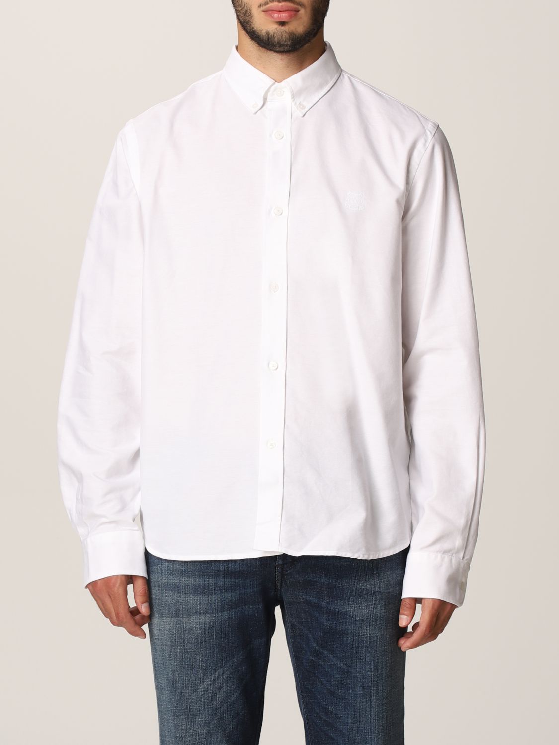 Рубашка Kenzo: Рубашка Мужское Kenzo белый 1