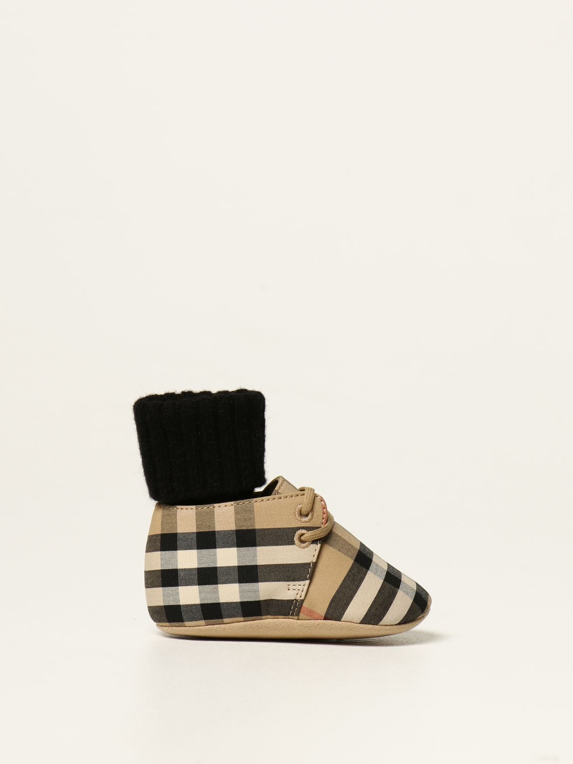 Shoes Burberry: Burberry shoes in check canvas beige 1
