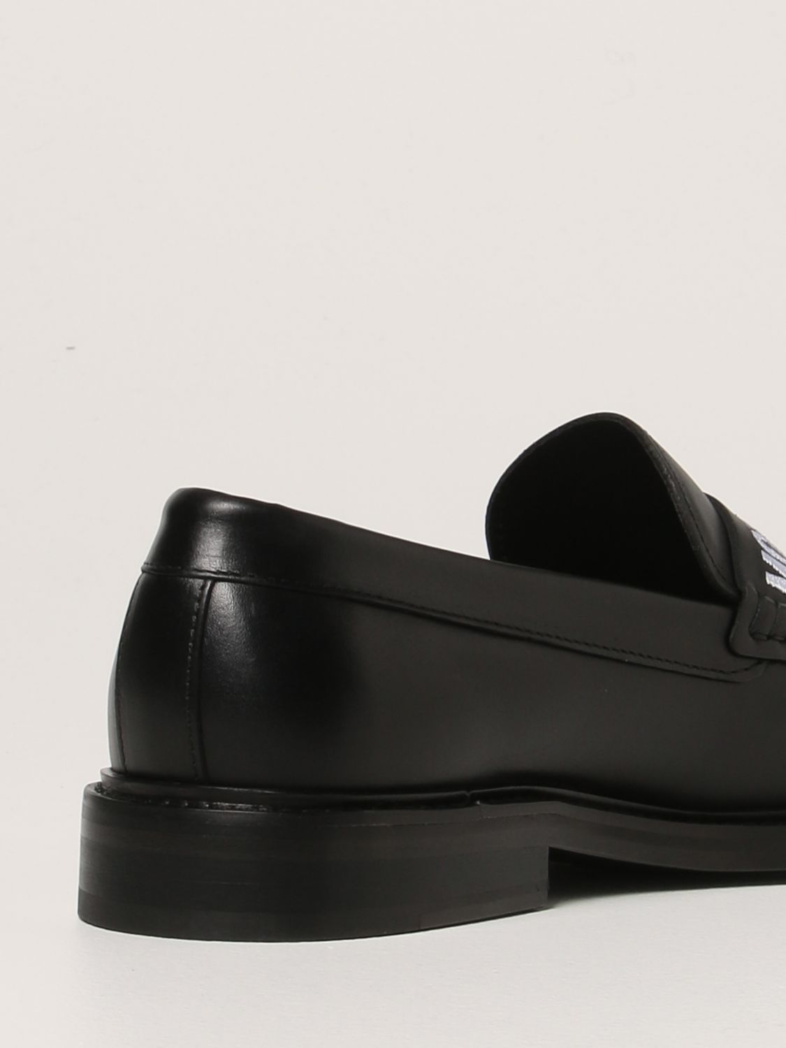 Mocassins Moschino Couture: Chaussures derby homme Moschino Couture noir 3