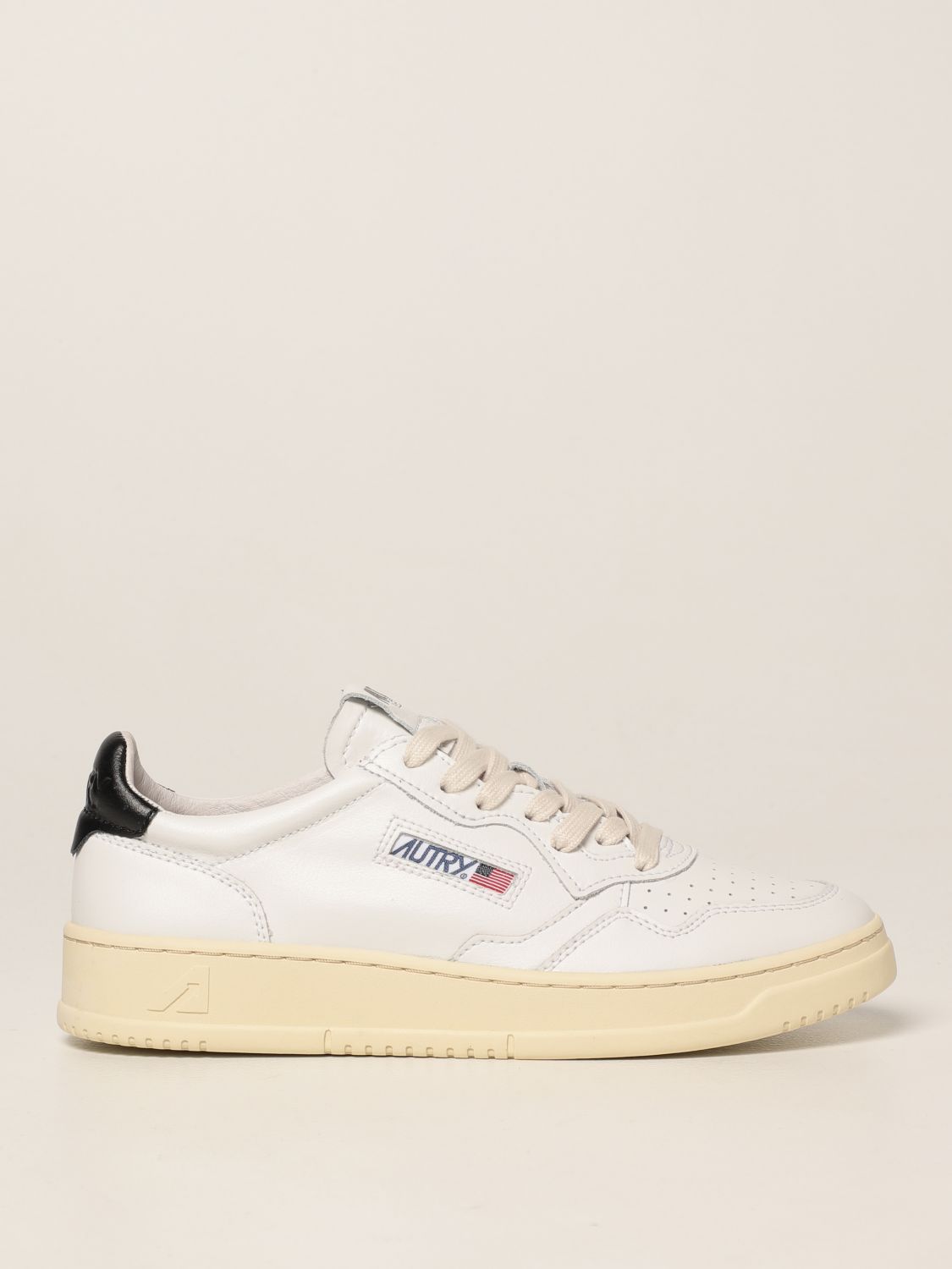 AUTRY: sneakers in leather | Sneakers Autry Men White | Sneakers Autry