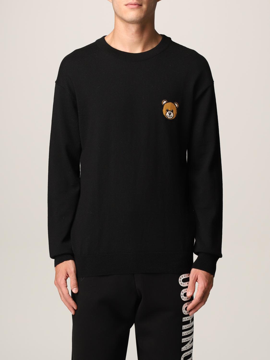 moschino bear sweatshirt mens