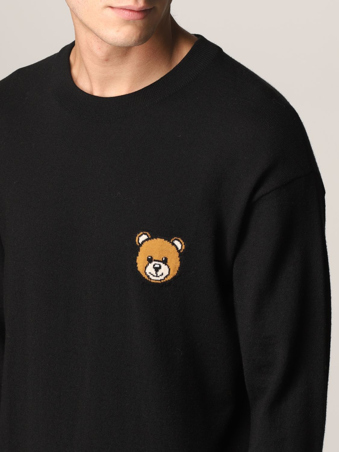Moschino Couture wool sweater with Teddy