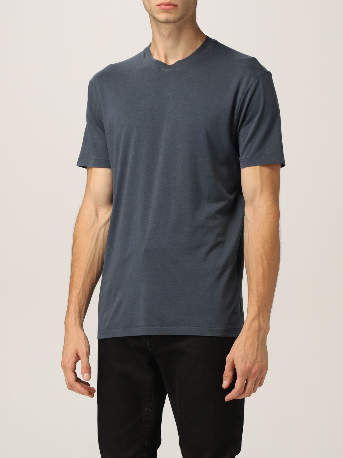 TOM FORD: t-shirt for man - Blue | Tom Ford t-shirt TFJ950BY229 online on  