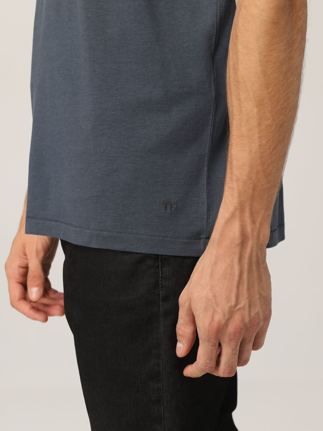 Camiseta Tom Ford: Camiseta hombre Tom Ford azul oscuro 4