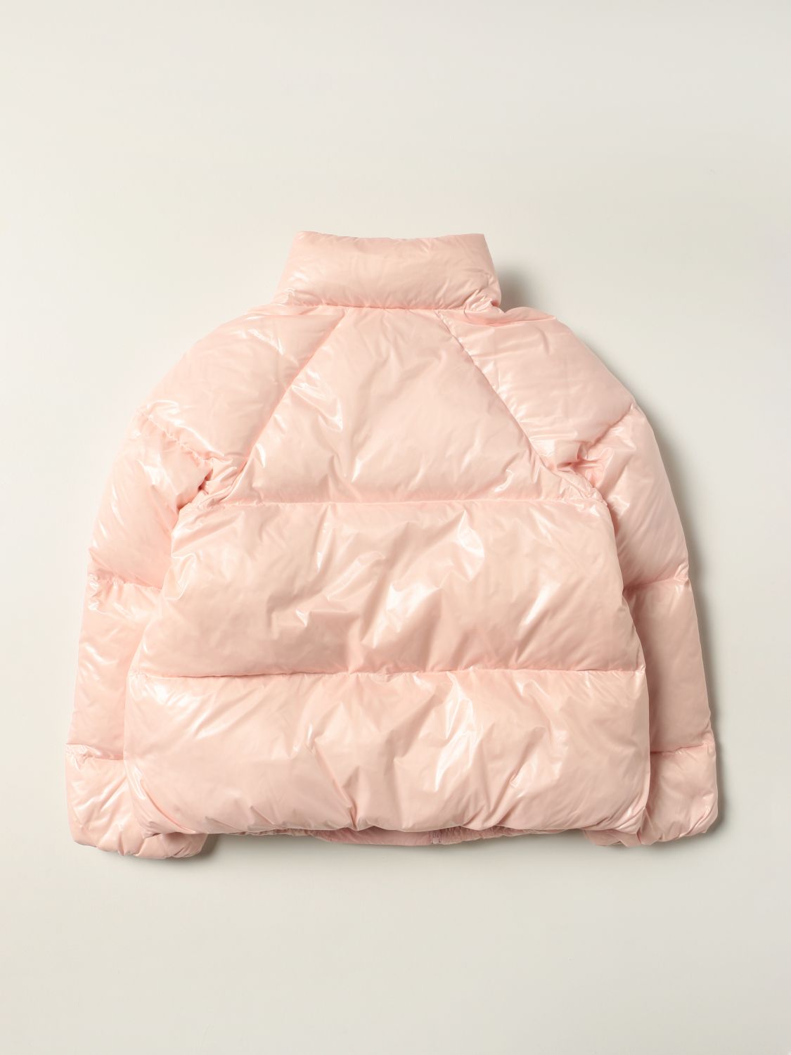 EMPORIO ARMANI: down jacket in padded nylon - Pink | Emporio Armani jacket  6K3B04 1NWPZ online on 