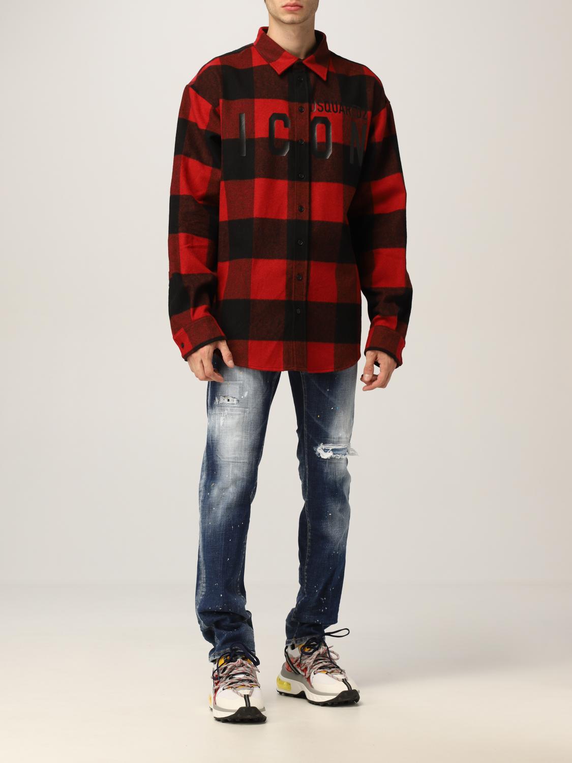 dsquared t shirt flannels