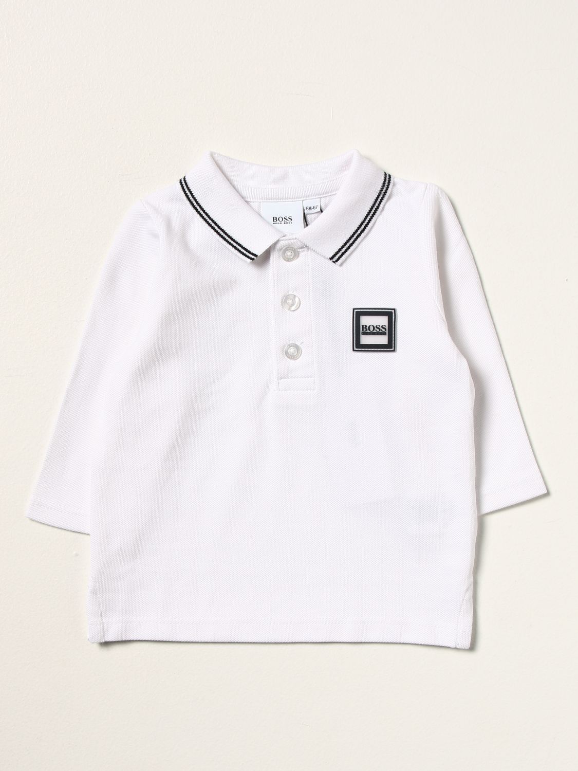 T-shirt Hugo Boss: Hugo Boss basic polo shirt in cotton white 1