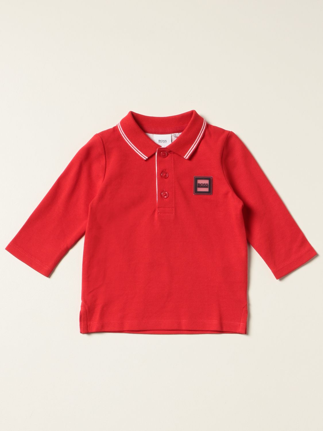 T-shirt Hugo Boss: Hugo Boss basic polo shirt in cotton red 1