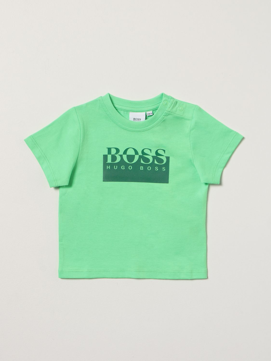 T-shirt Hugo Boss: Hugo Boss cotton T-shirt with logo green 1