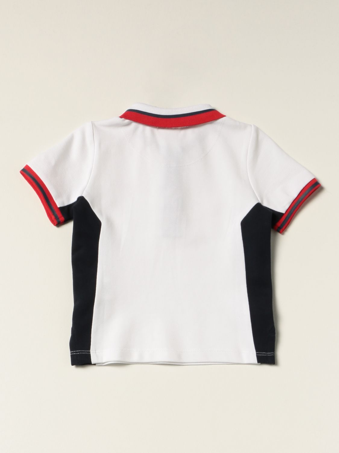 T-shirt Hugo Boss: Hugo Boss polo shirt in two-tone cotton white 2