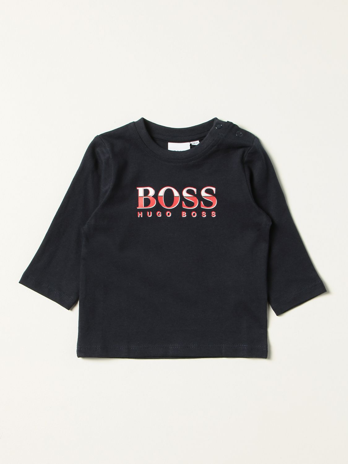 T-shirt Hugo Boss: Hugo Boss cotton T-shirt with logo blue 1