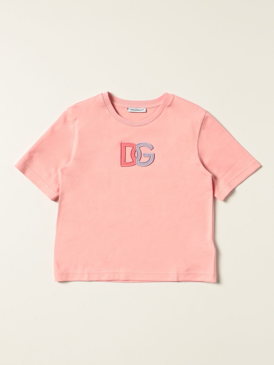 T恤 Dolce & Gabbana: T恤 儿童 Dolce & Gabbana 婴儿粉 1