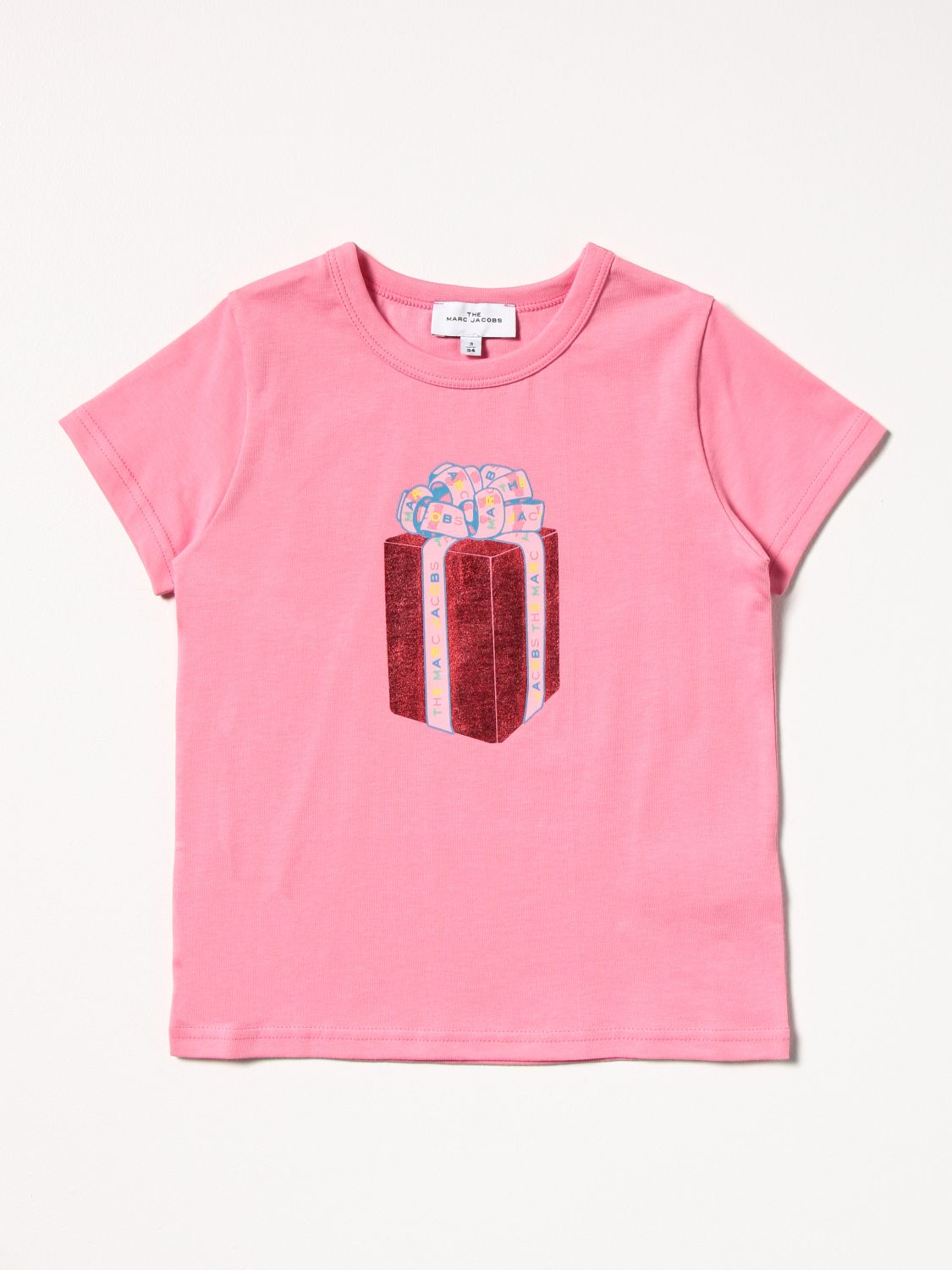 T-shirt Little Marc Jacobs: Little Marc Jacobs T-shirt with gift fuchsia 1