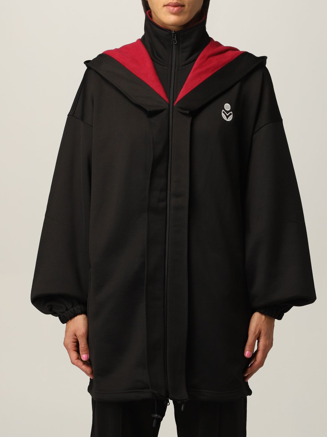 ISABEL MARANT ETOILE: Isla jacket in nylon blend with logo - Black