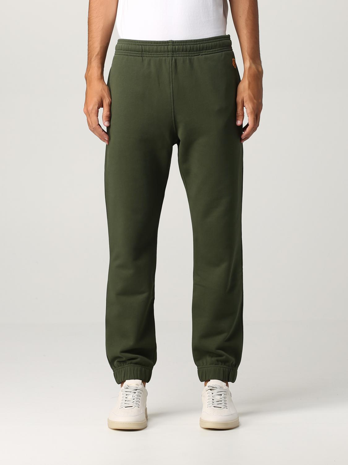 KENZO: Брюки Мужское - Хаки | Брюки Kenzo FB55PA7114ML GIGLIO.COM