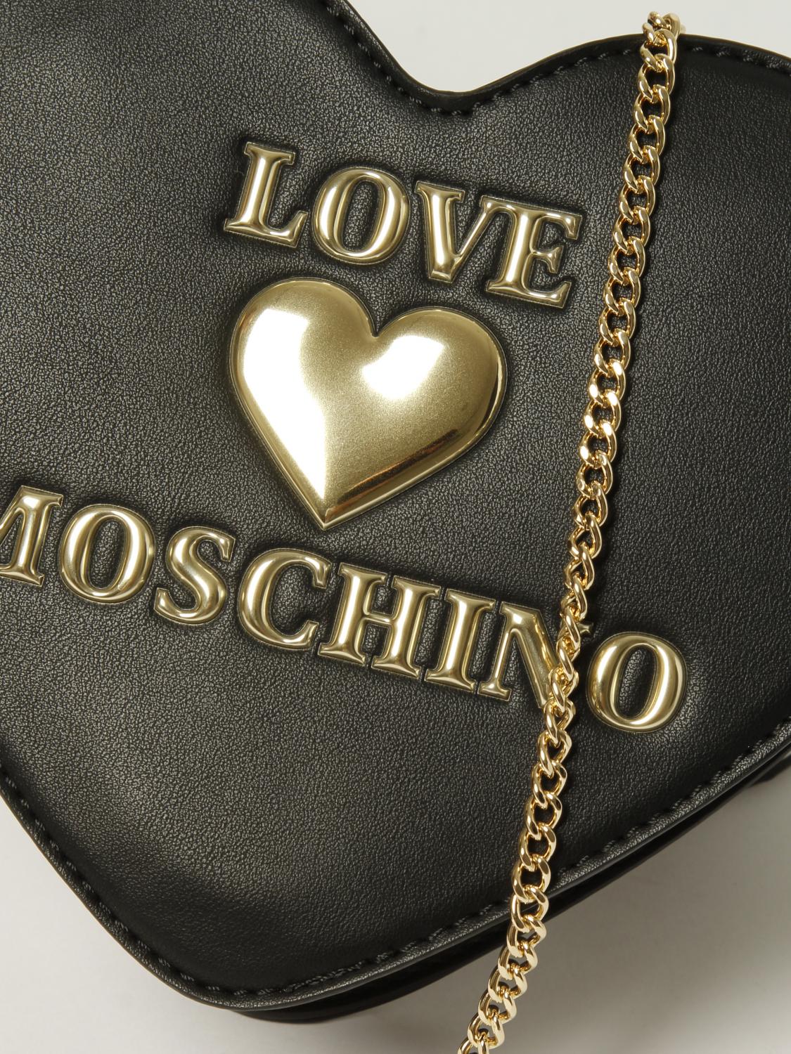 LOVE MOSCHINO women's shoulder bags Black Love Moschino crossbody