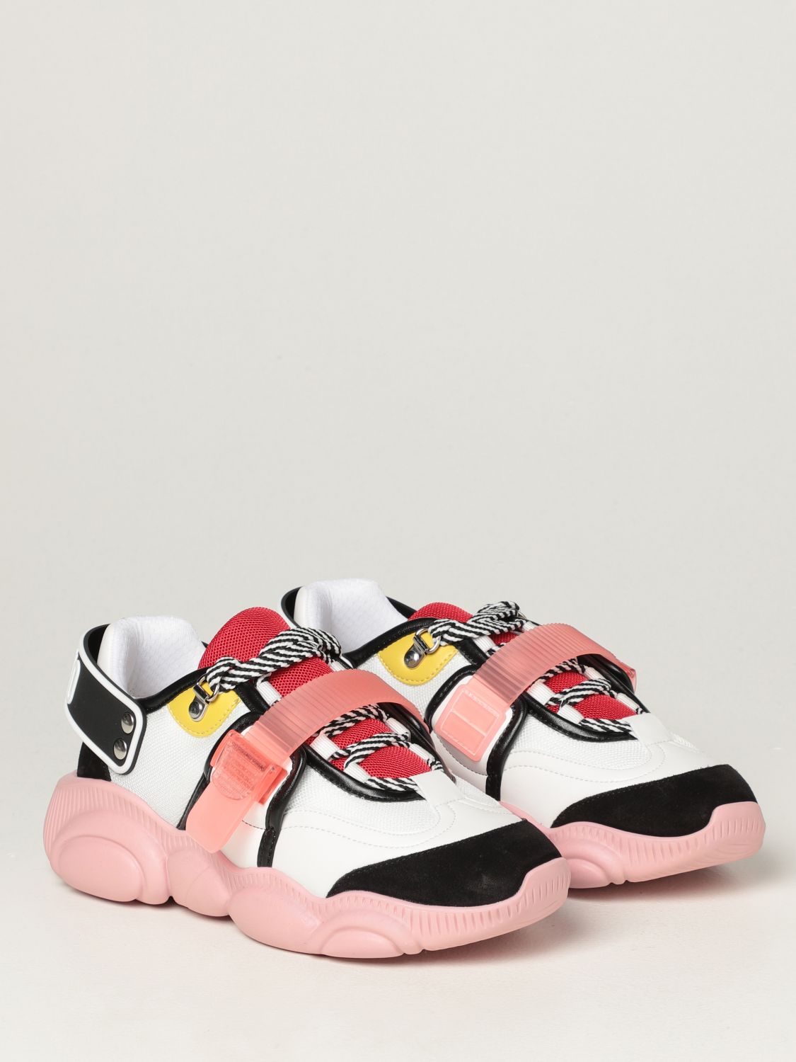 Sneakers Moschino Couture: Roller Skates Moschino Couture sneakers with Teddy sole multicolor 2