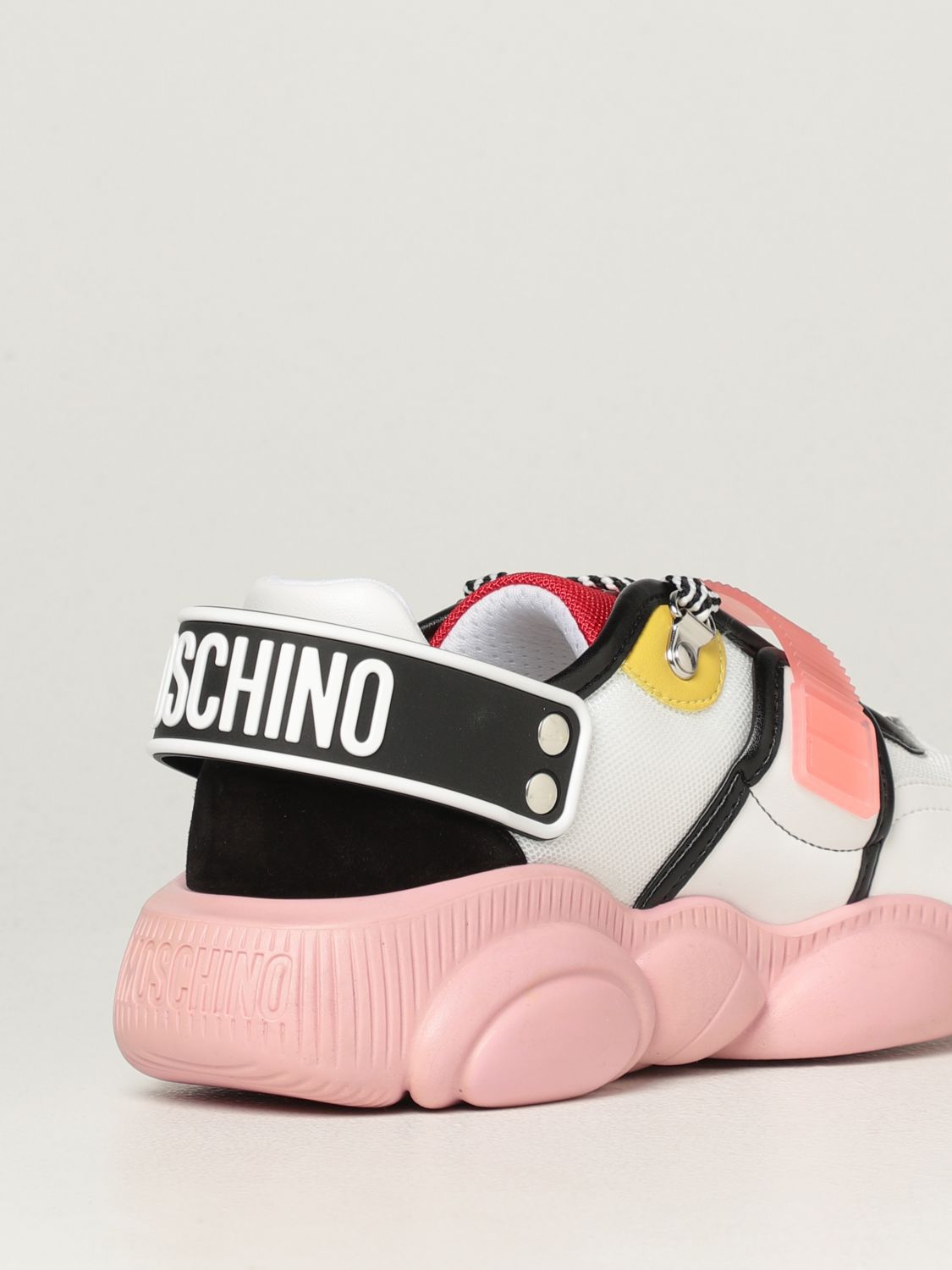 Sneakers Moschino Couture: Roller Skates Moschino Couture sneakers with Teddy sole multicolor 3