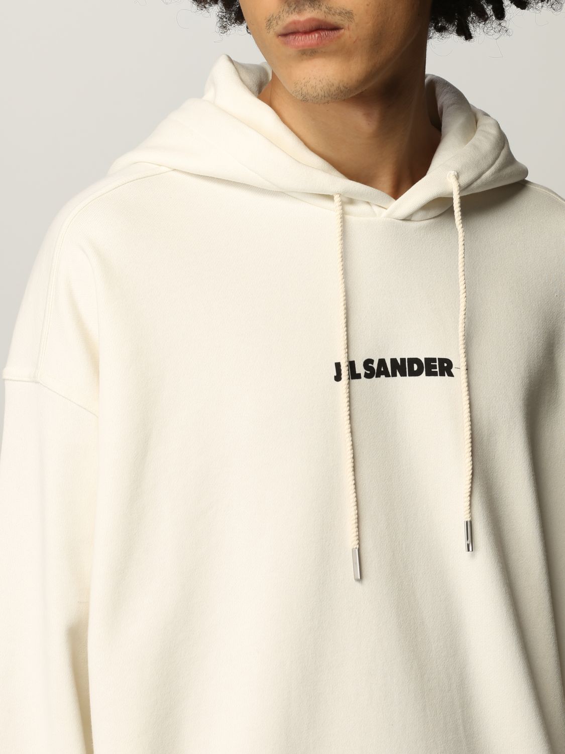 Jil Sander cotton sweatshirt with logo
