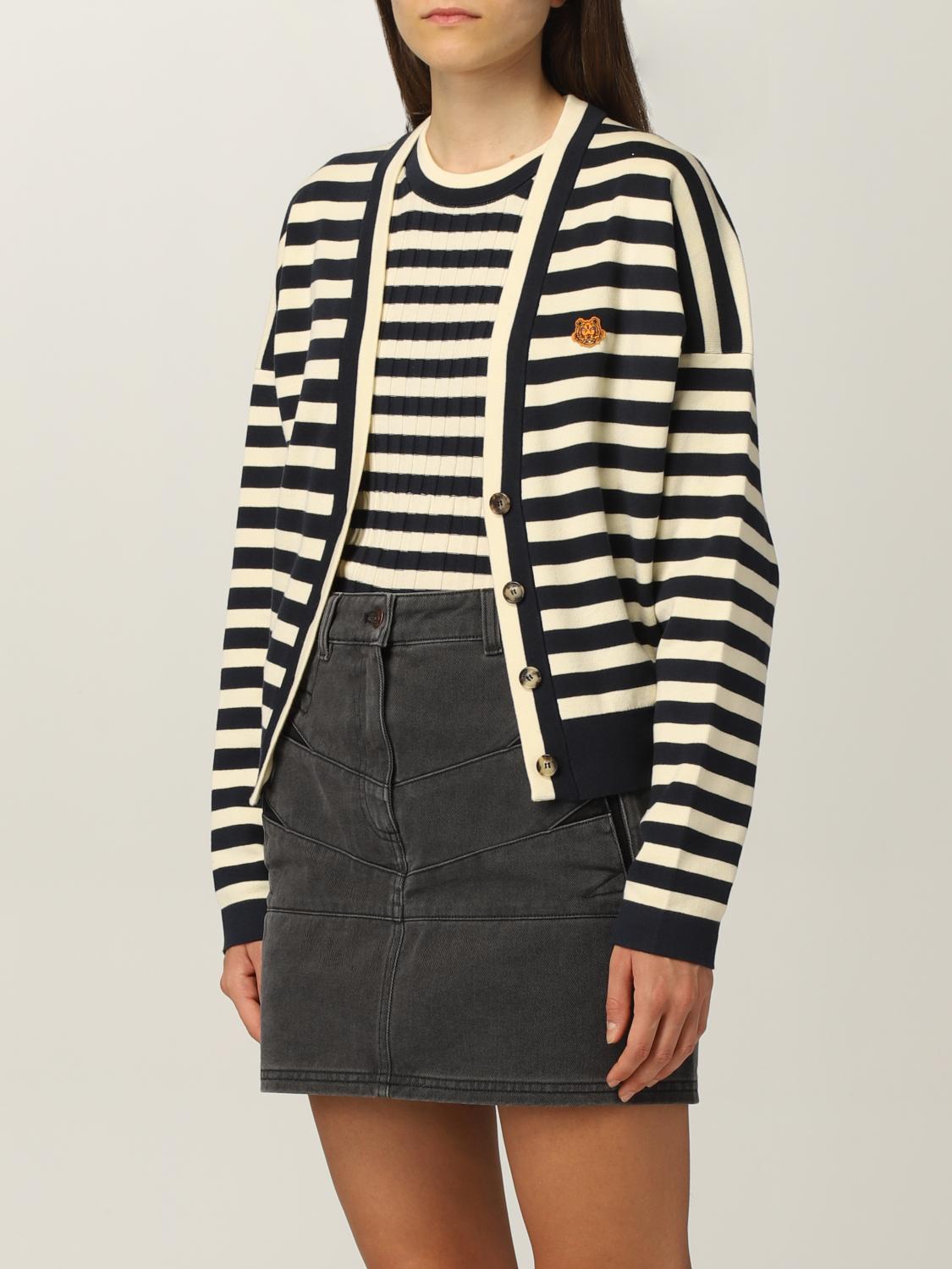 Kenzo カーディガン レディース ベージュ カーディガン Kenzo Fb62ca6223cb Giglio Com