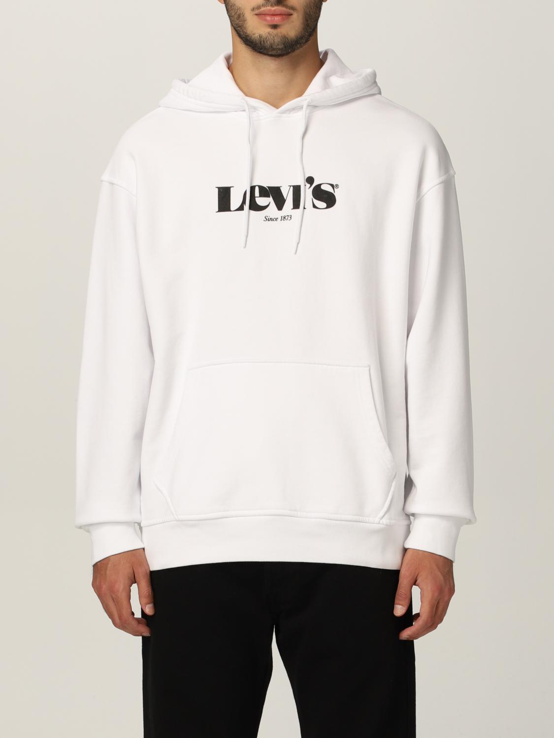 LEVI'S: Sudadera hombre - Blanco | Sudadera Levi's 384790038 GIGLIO.COM