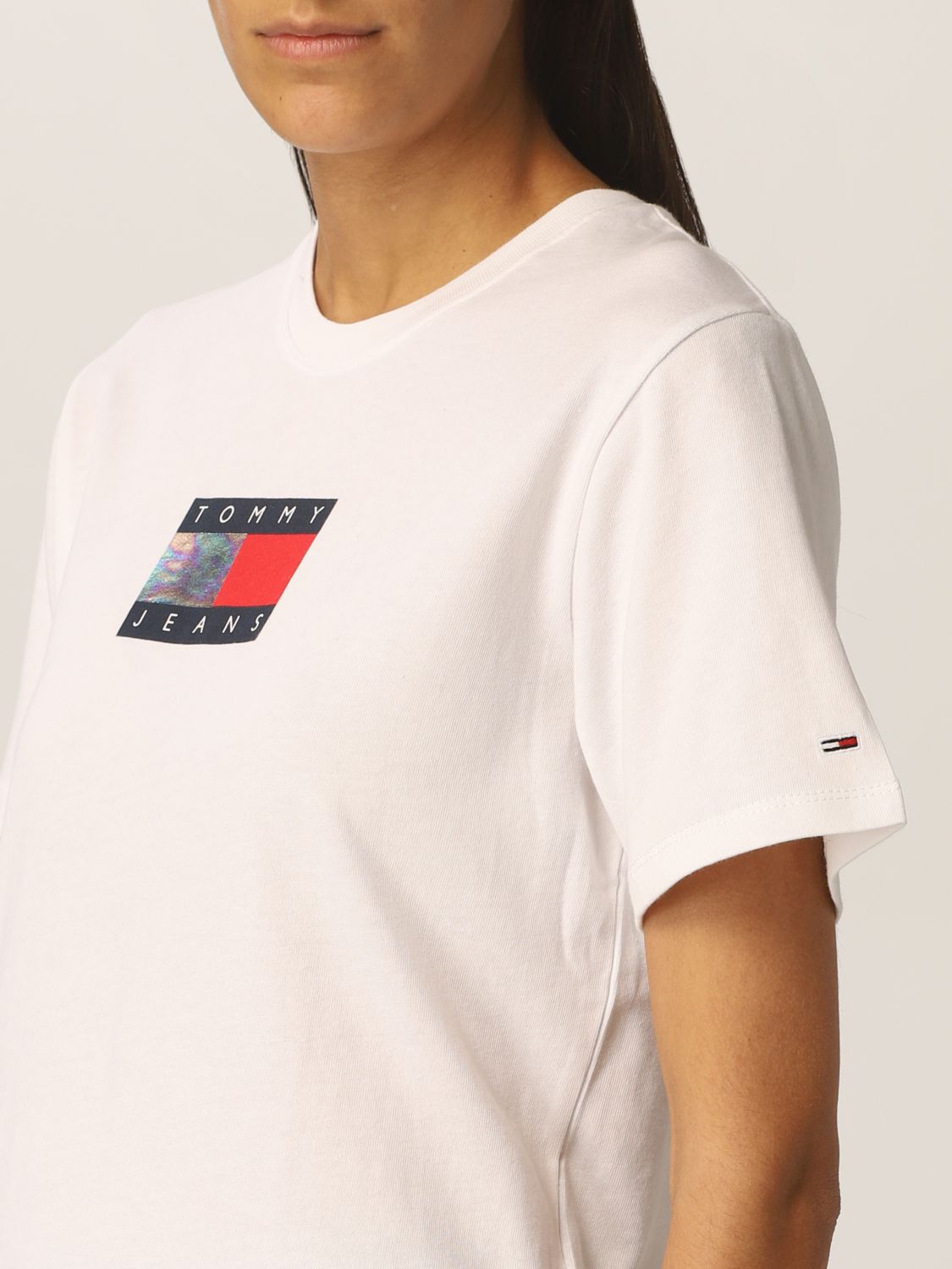 TOMMY HILFIGER: T-shirt women | T-Shirt Tommy Hilfiger Women White | T-Shirt Hilfiger