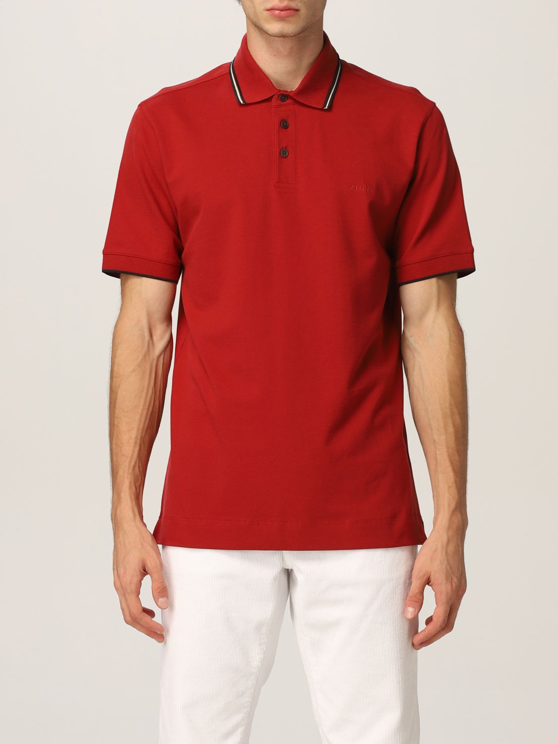 Polo Ermenegildo in cotone piquet Giglio.com Uomo Abbigliamento Top e t-shirt T-shirt Polo 