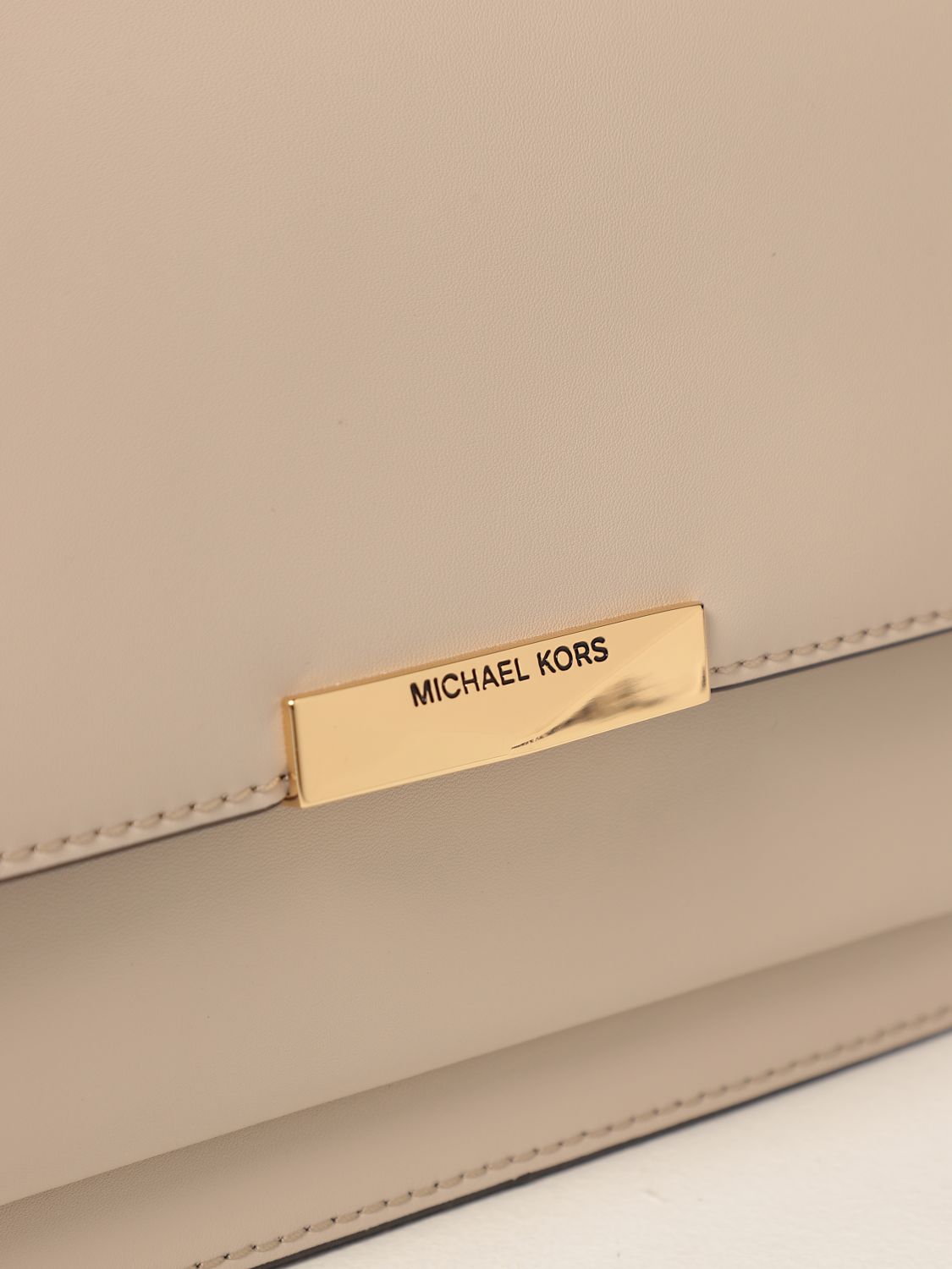 Shoulder bags Michael Kors - Jade L white smooth leather bag - 30S9GJ4L9L085