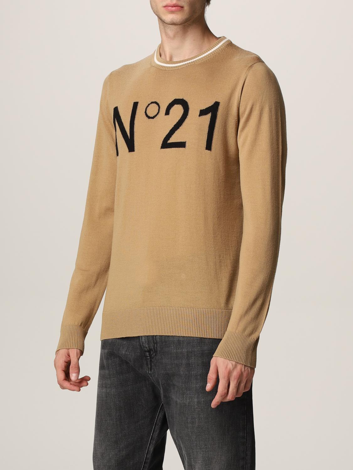 N 21 セーター メンズ セーター N 21 メンズ ベージュ セーター N 21 A005 7019 Giglio Com
