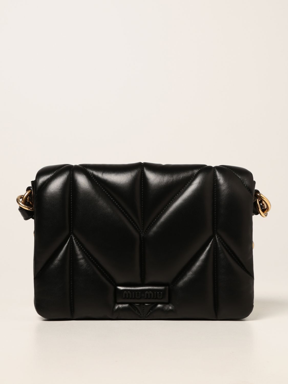 Наплечная сумка Miu Miu: Наплечная сумка Женское Miu Miu черный 1