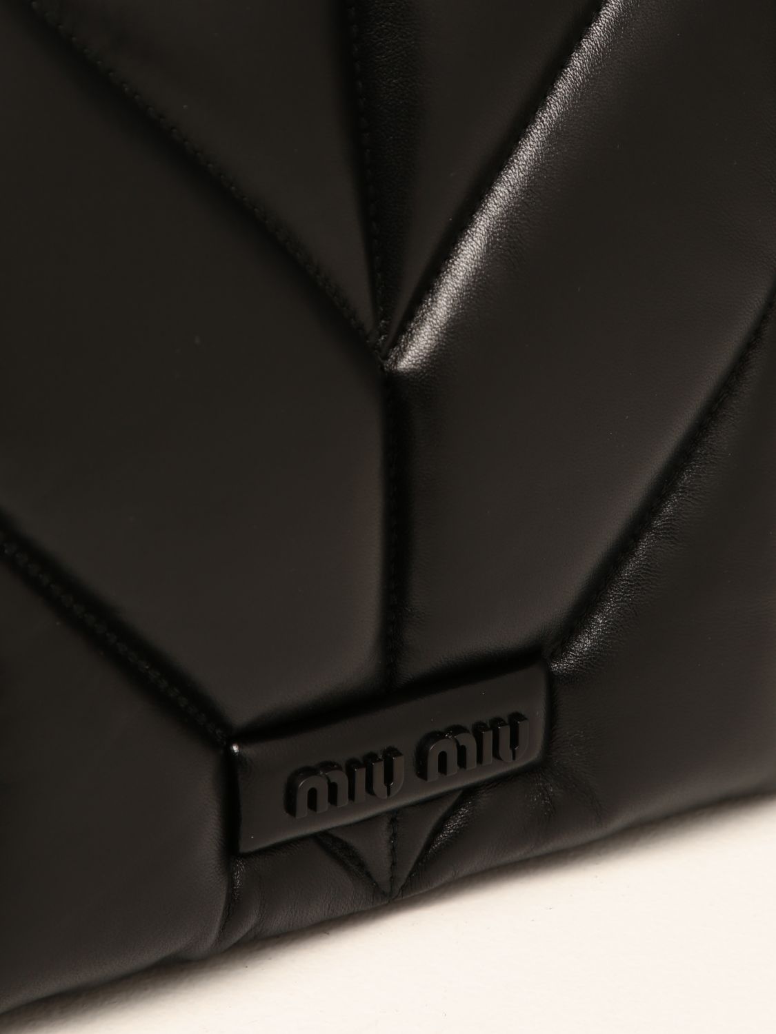 Наплечная сумка Miu Miu: Наплечная сумка Женское Miu Miu черный 5