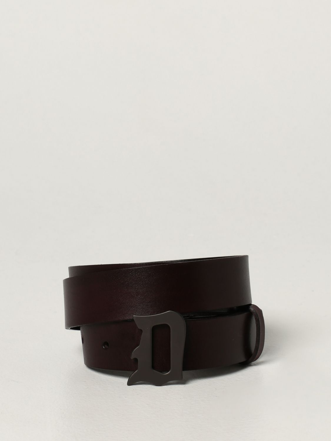 Belt Dondup: Dondup belt with buckle brown 1