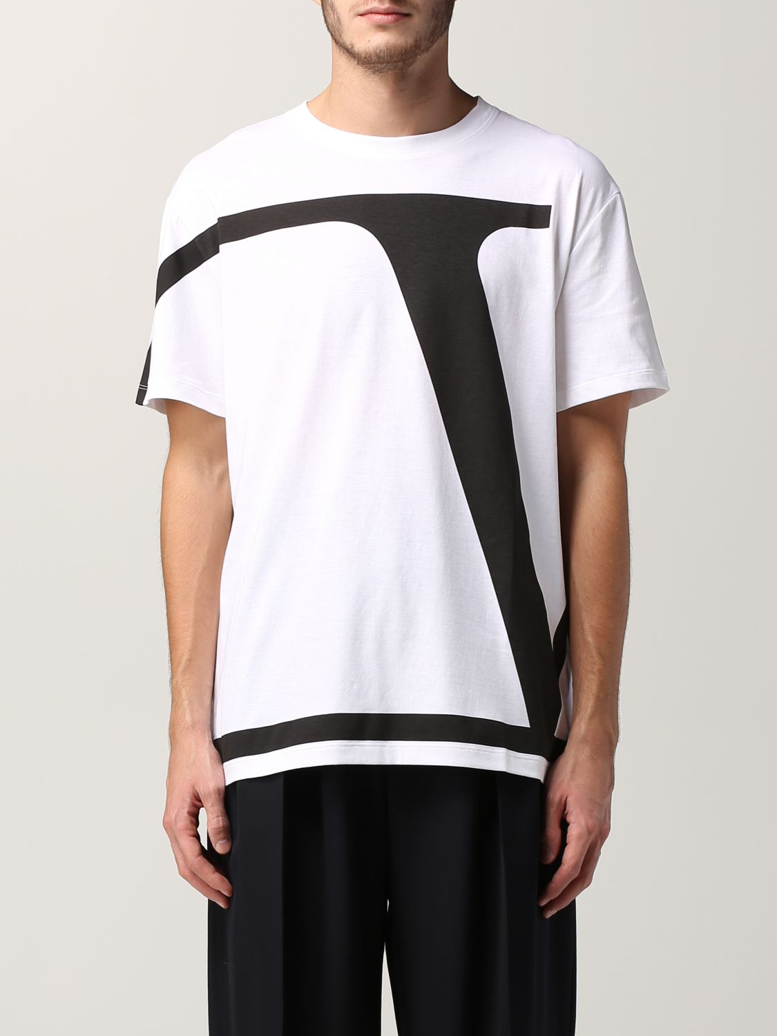 Camiseta Valentino: Camiseta hombre Valentino blanco 1