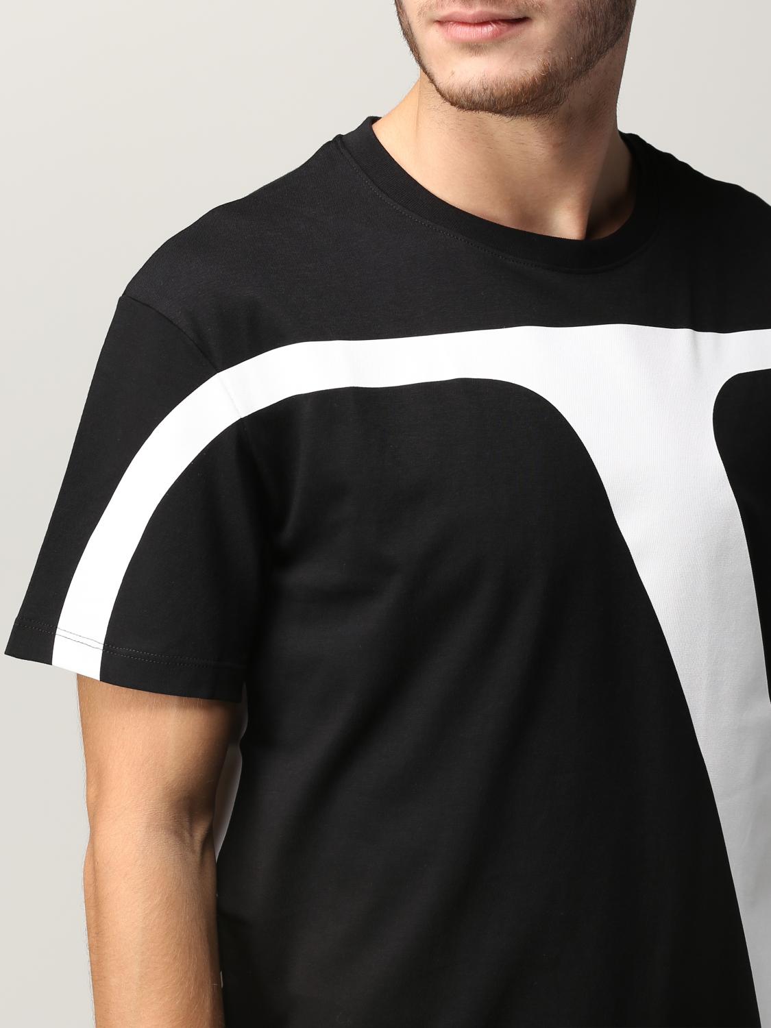 mens black valentino t shirt