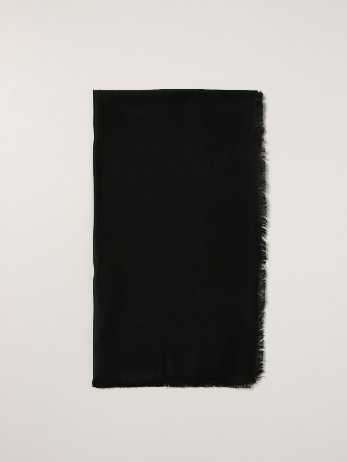 Scarf Elisabetta Franchi: Elisabetta Franchi scarf with all over logo black 1