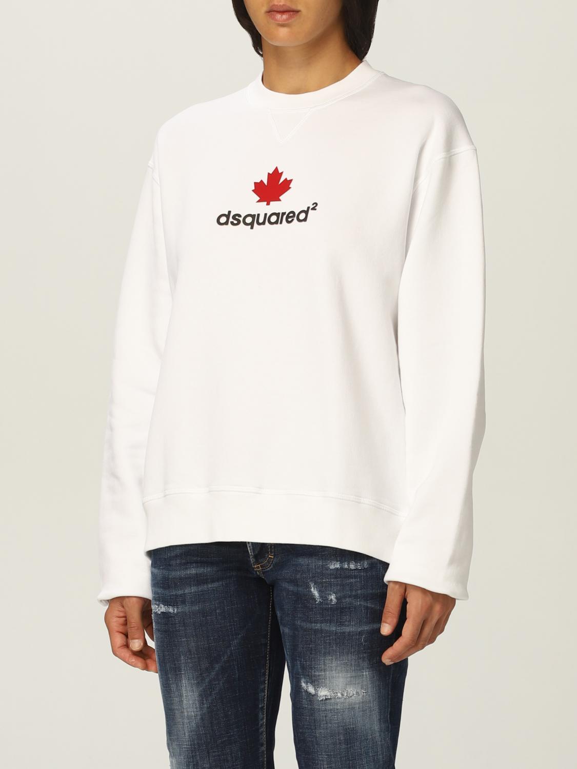 Dsquared2 hot sale sweatshirt white