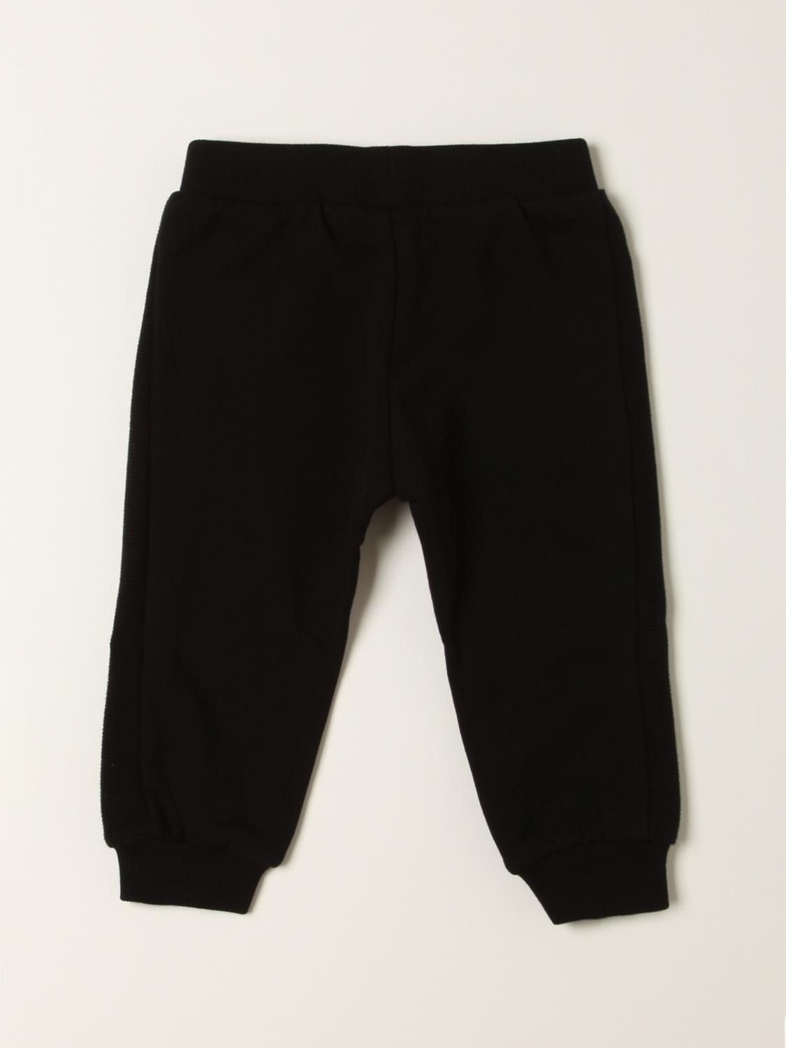 Moschino Baby Outlet jogging pants with logo Black Moschino Baby