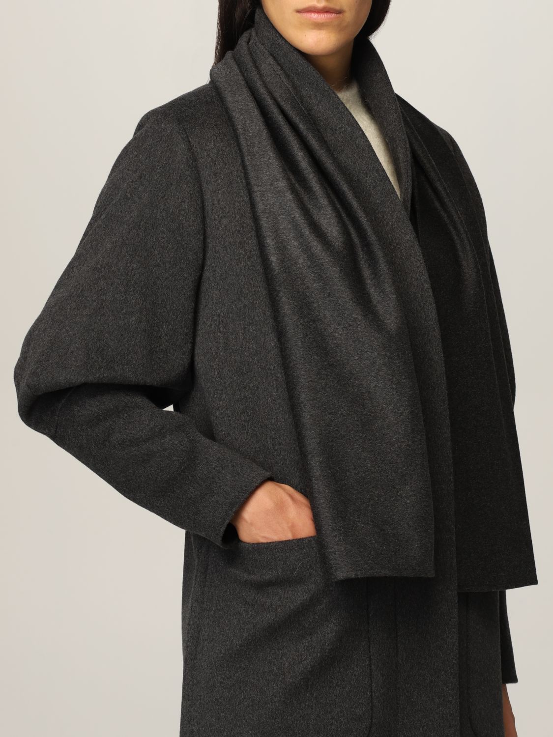 Пальто Federica Tosi: Пальто Женское Federica Tosi серый 5