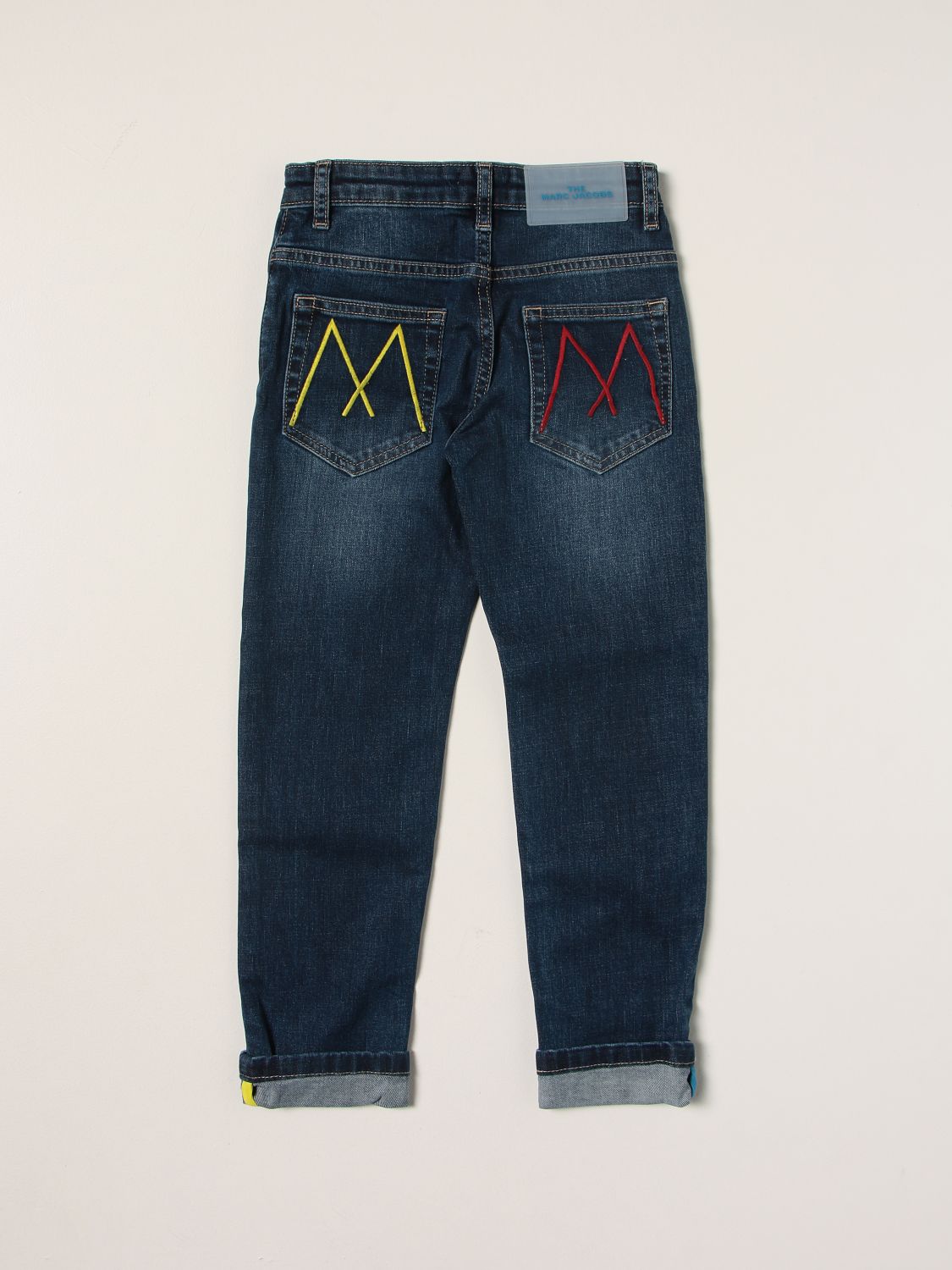 Klas ik heb dorst ik ontbijt LITTLE MARC JACOBS: jeans with logo - Denim | Little Marc Jacobs jeans  W24245 online on GIGLIO.COM