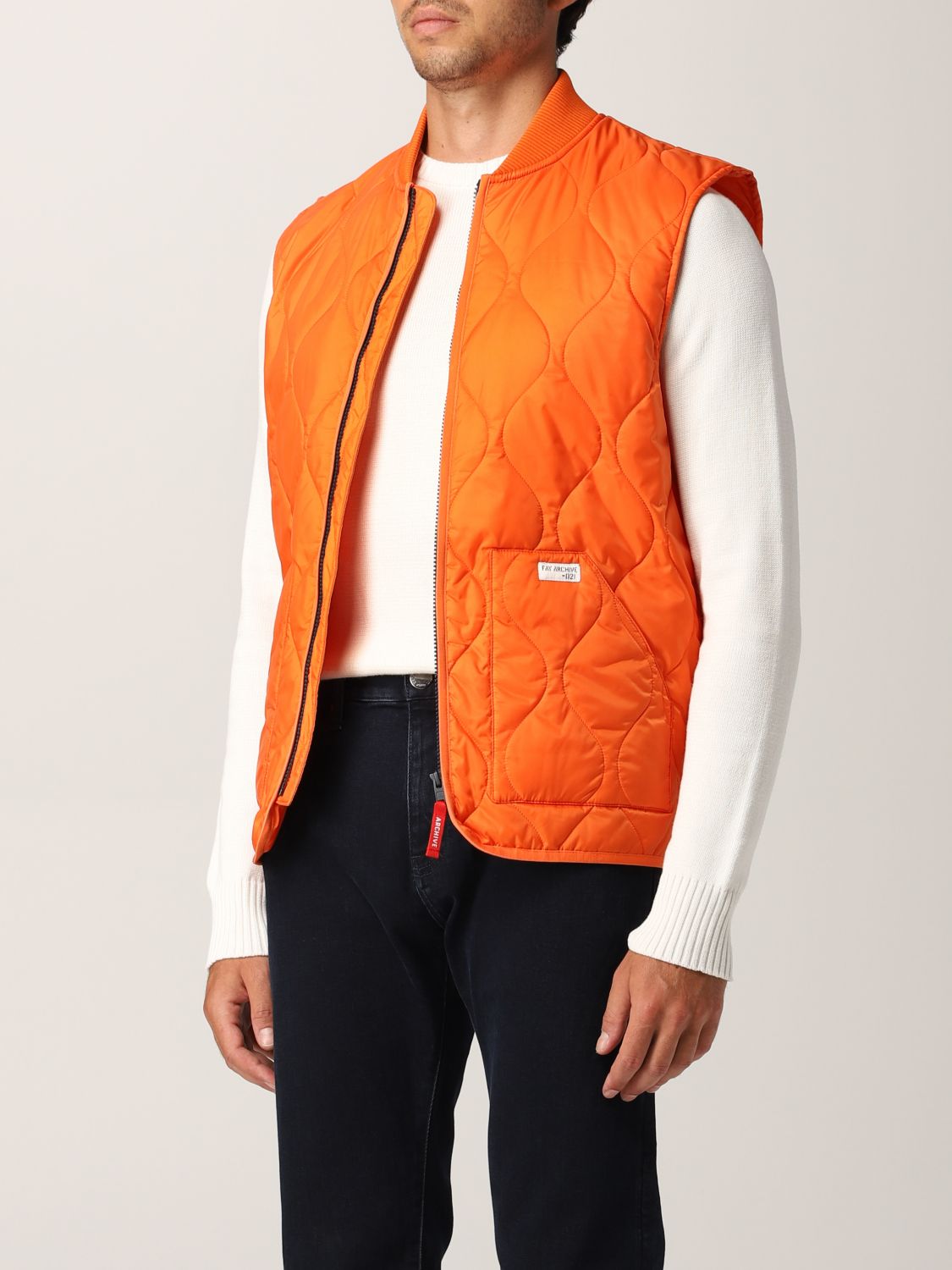 Suit vest Fay: Coat men Fay orange 3