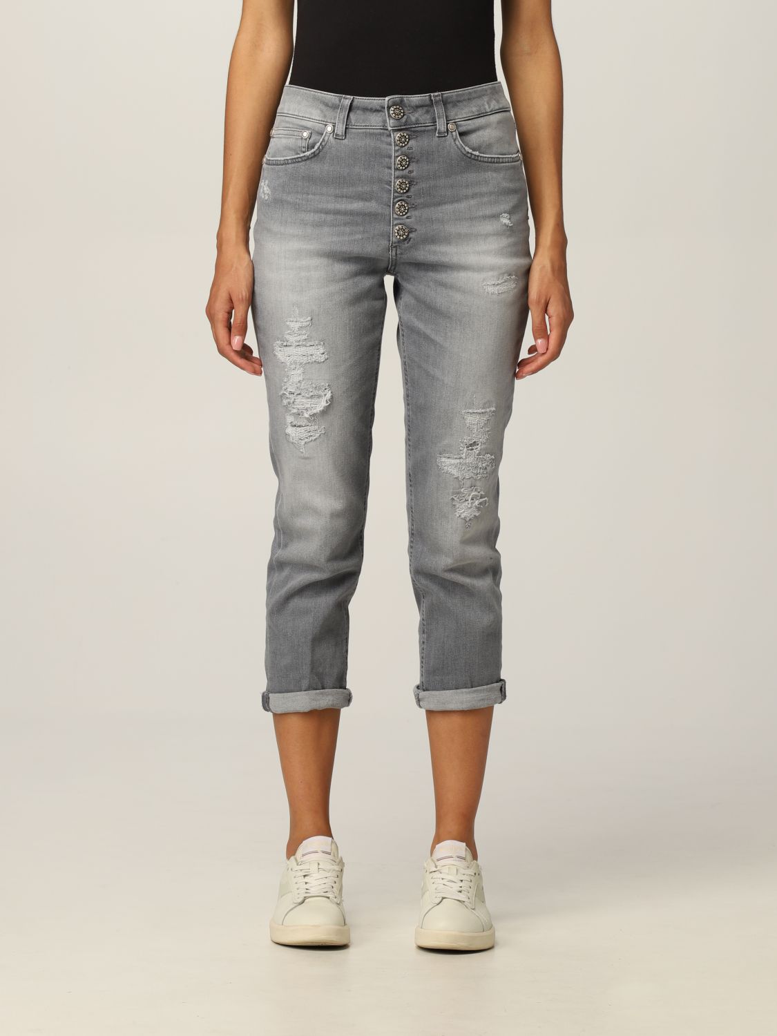 DONDUP: women | Jeans Dondup Grey | Jeans Dondup GIGLIO.COM