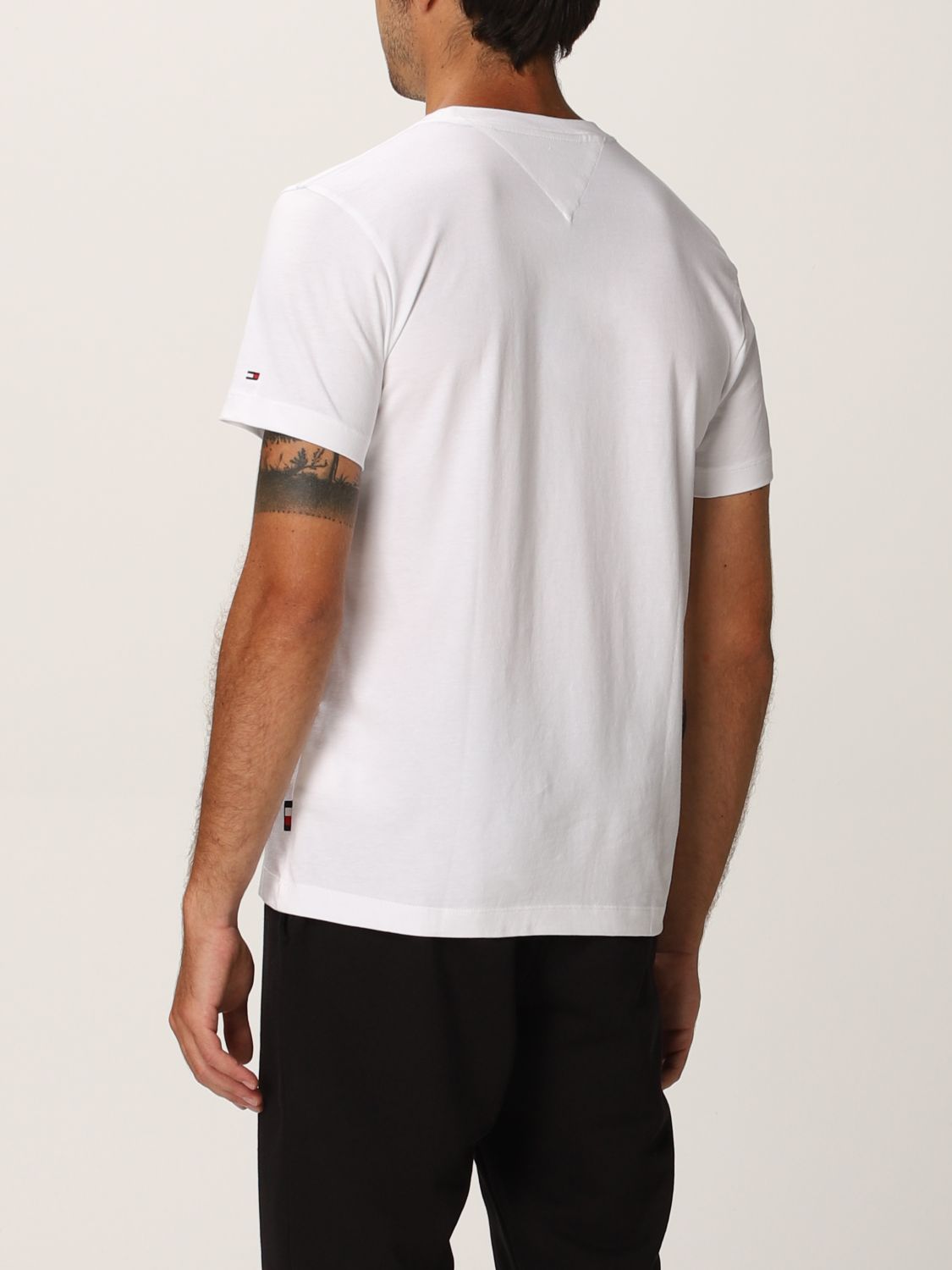 NWT TOMMY HILFIGER Men's Short Sleeve Crew Neck Logo T-Shirt Tee S M L XL XXL 