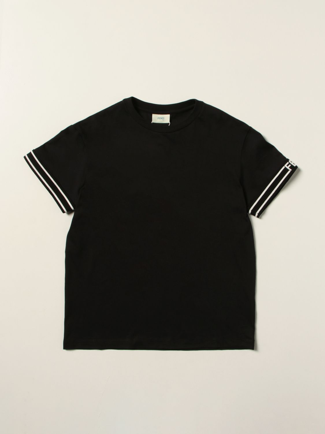 T-shirt Fendi: T-shirt enfant Fendi noir 1