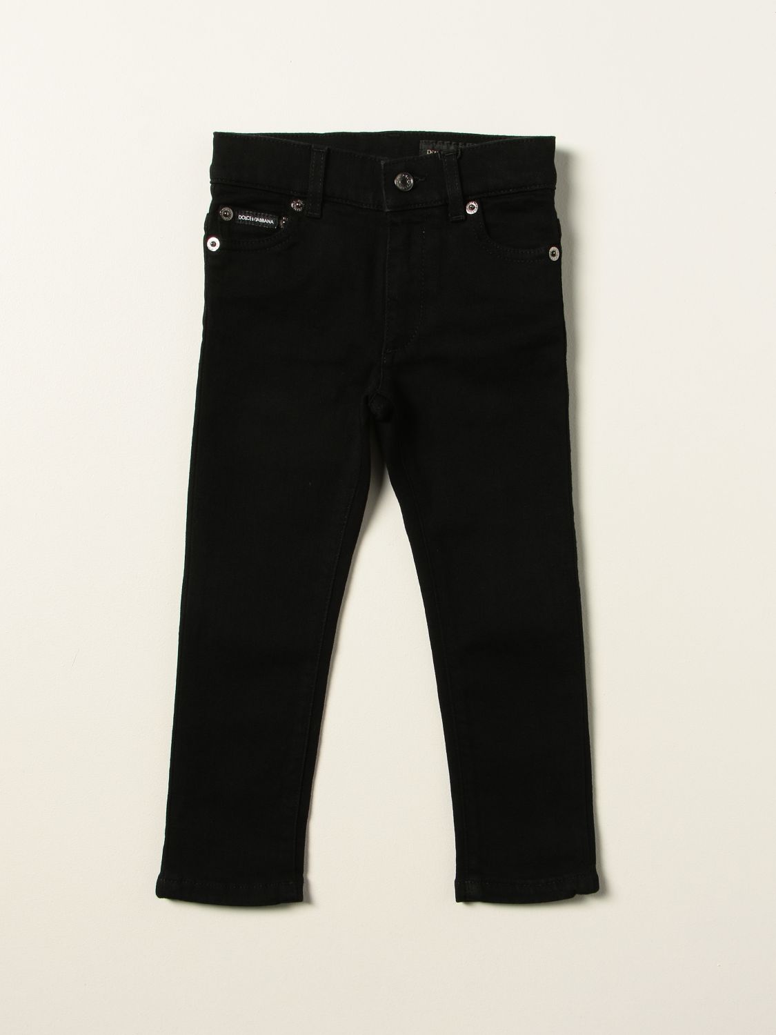 Jeans Dolce & Gabbana: Dolce & Gabbana Jungen jeans schwarz 1