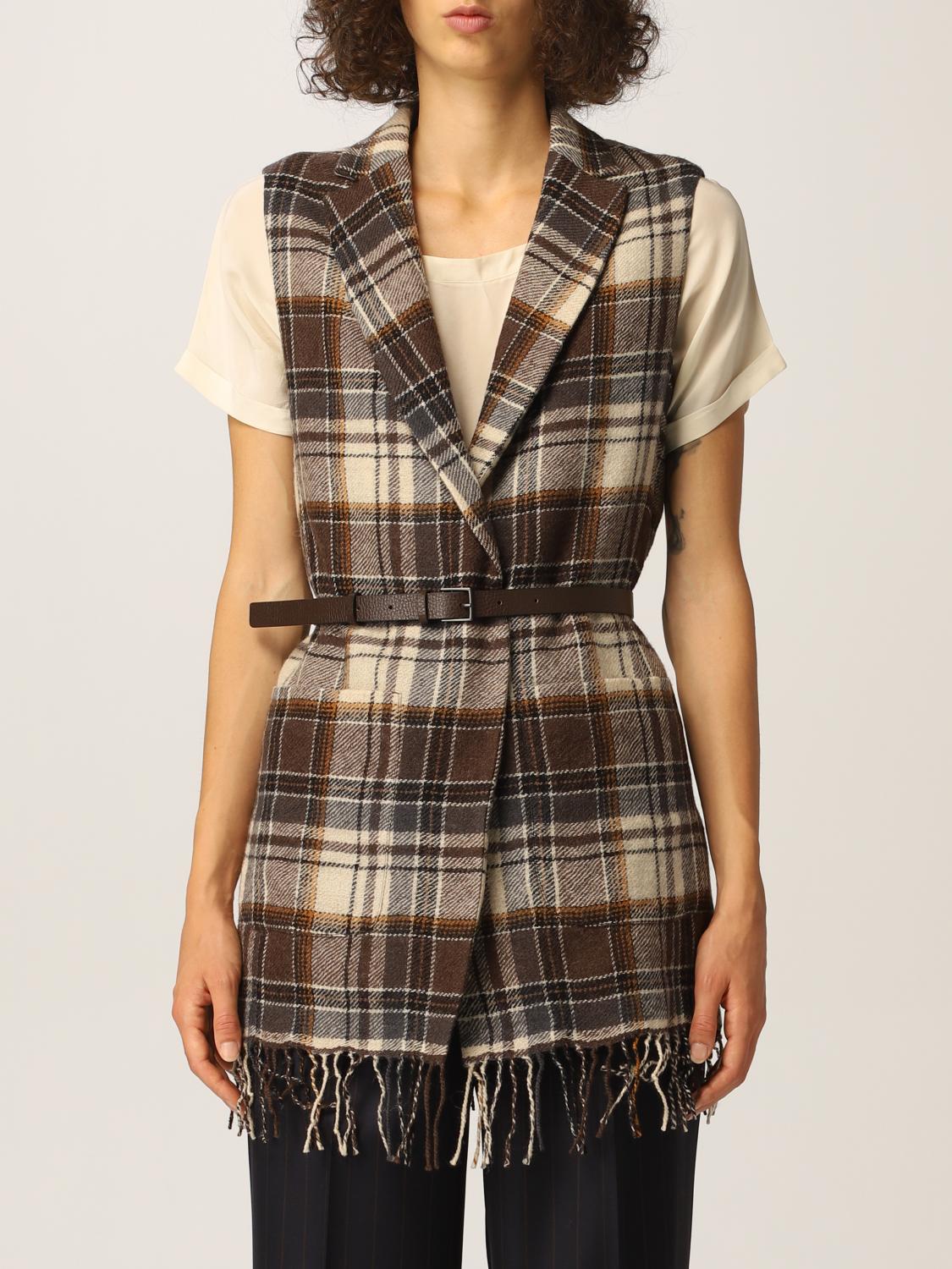 womens yellow waistcoat