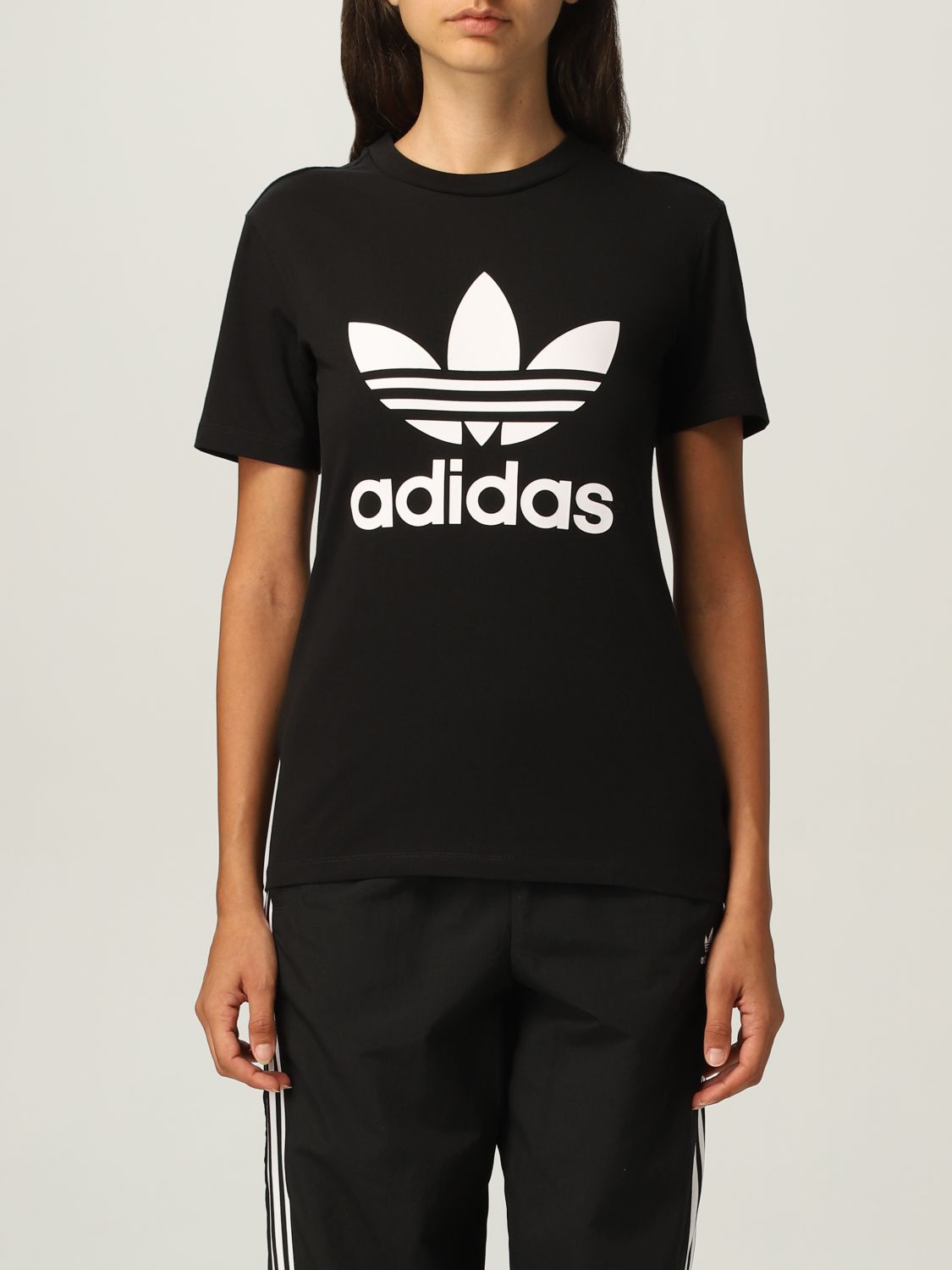 ADIDAS ORIGINALS: t-shirt for women - Black | Adidas Originals t-shirt ...