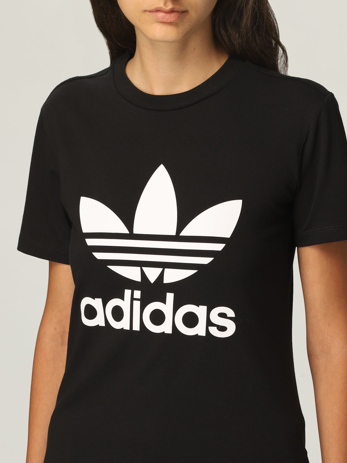 Wonderful Delicious Huddle ADIDAS ORIGINALS: T-shirt women - Black | T-Shirt Adidas Originals GN2896  GIGLIO.COM