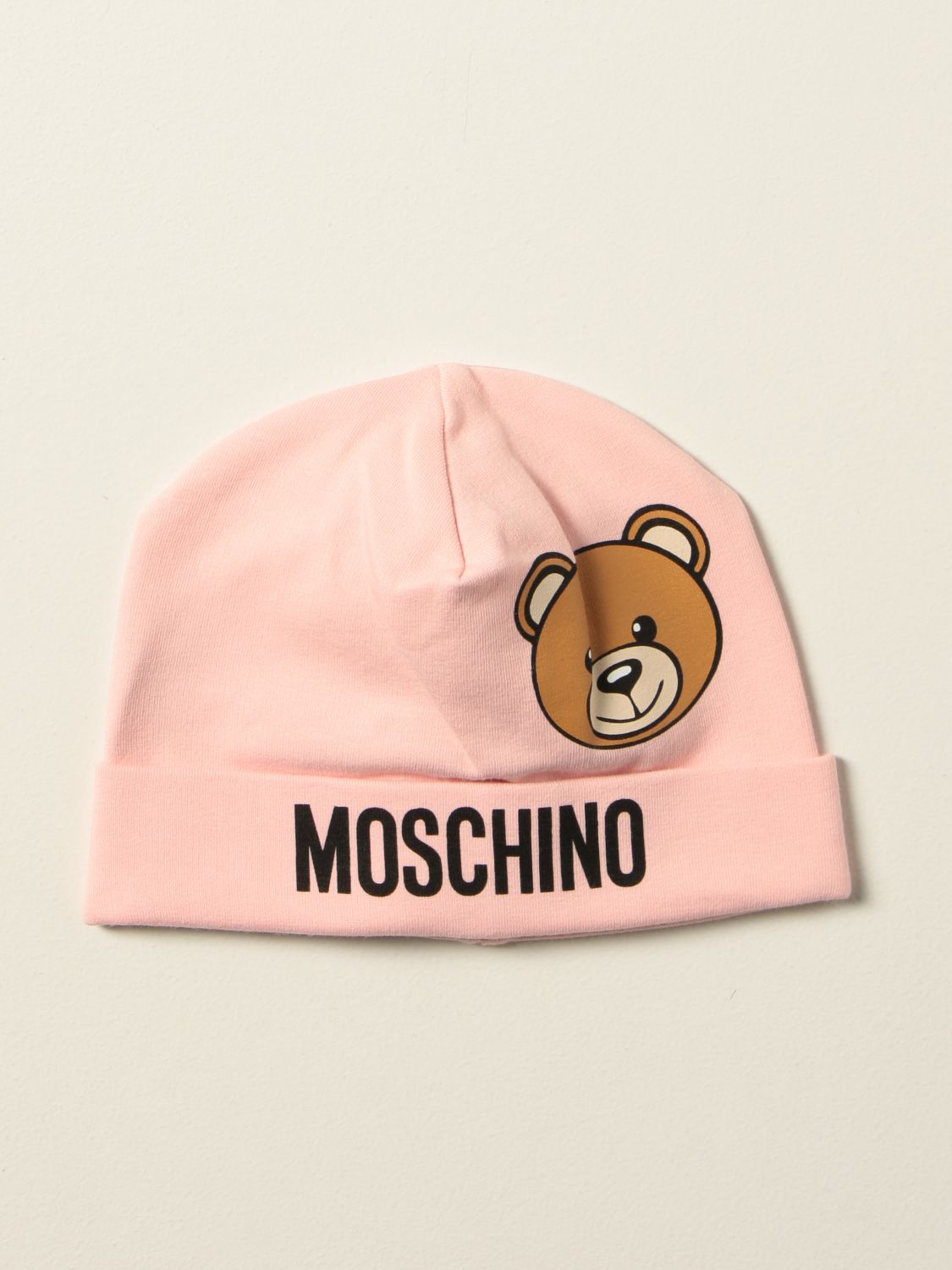 Cappello neonato Moschino Baby: Cappello a berretto Moschino Baby rosa 1
