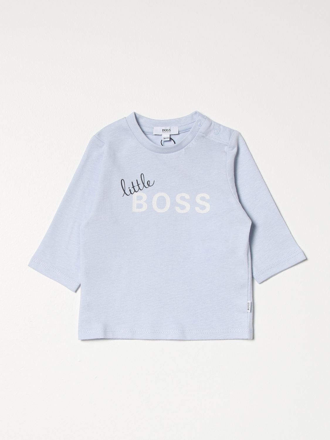 T-shirt Hugo Boss: Hugo Boss cotton t-shirt with logo blue 1