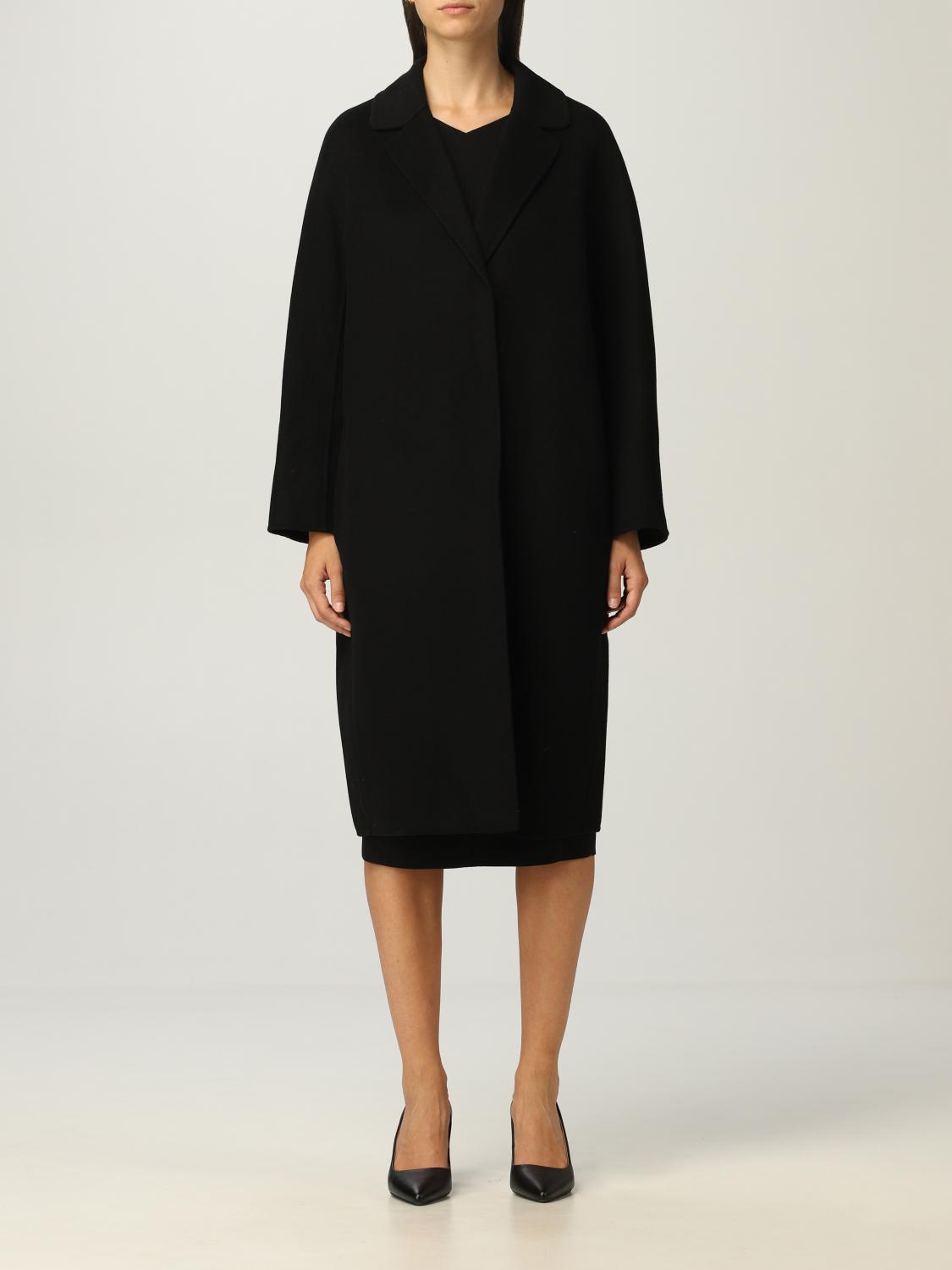 'S MAX MARA: S Max Mara wool coat - Black | 'S Max Mara coat ...